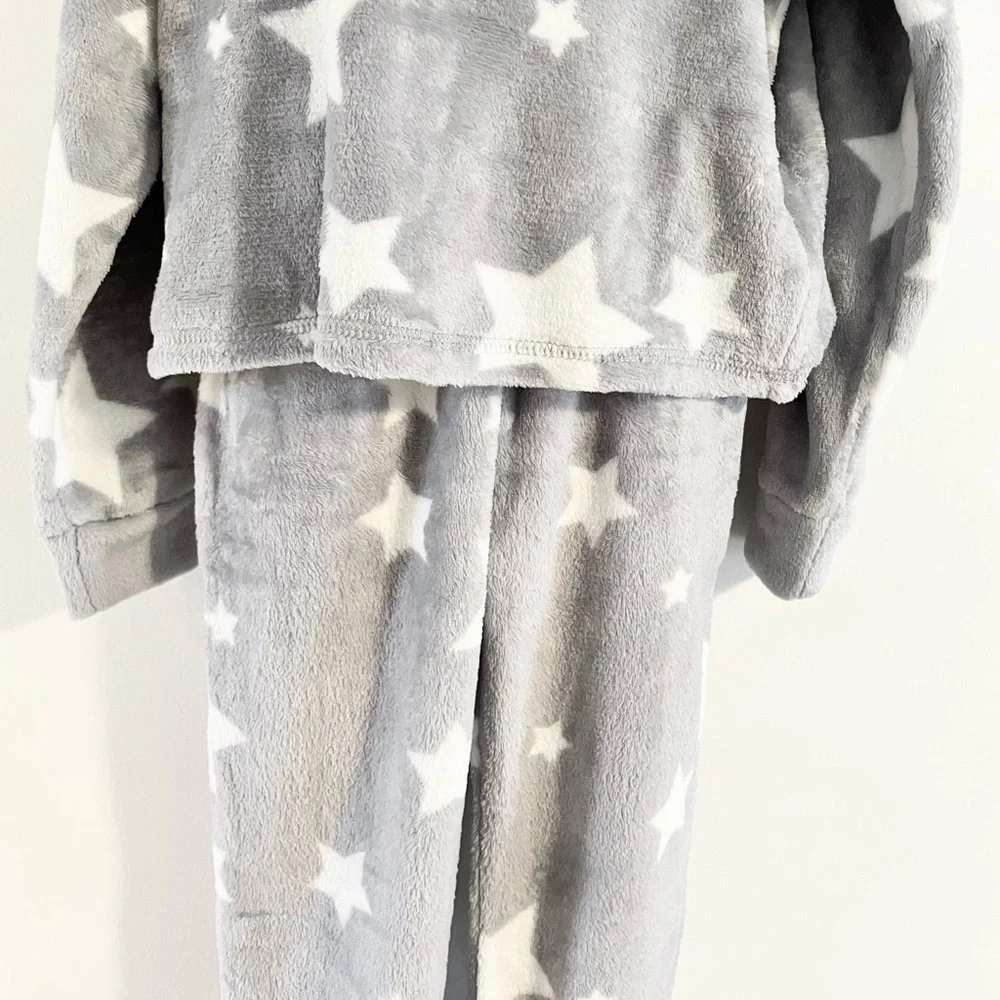 New Girl’s 3PC Justice Plush Patterned Pajamas/Lounge Set
